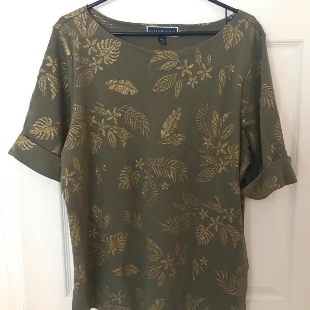 Karen Scott XXL Boat neck top from Macy’s